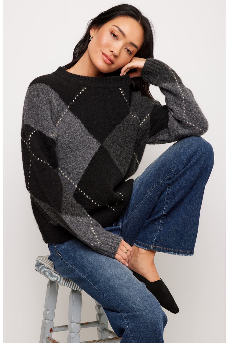 Argyle Sweater, Alternate, color, MULTI COLOR