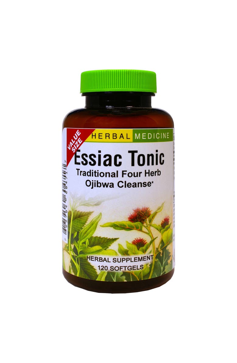 Trace Minerals Essiac Tonic - 120 Softgels, Main, color, NO COLOR
