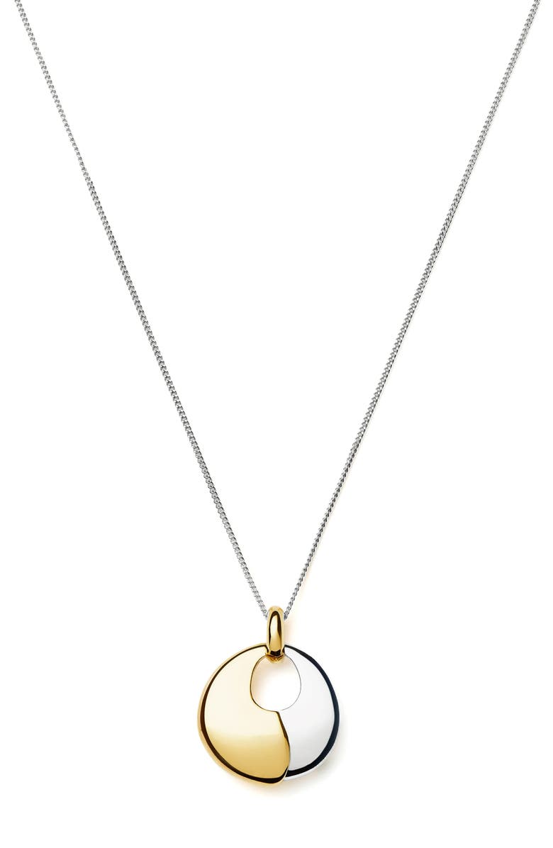 Missoma Sculptural Pebble Pendant Necklace, Main, color,