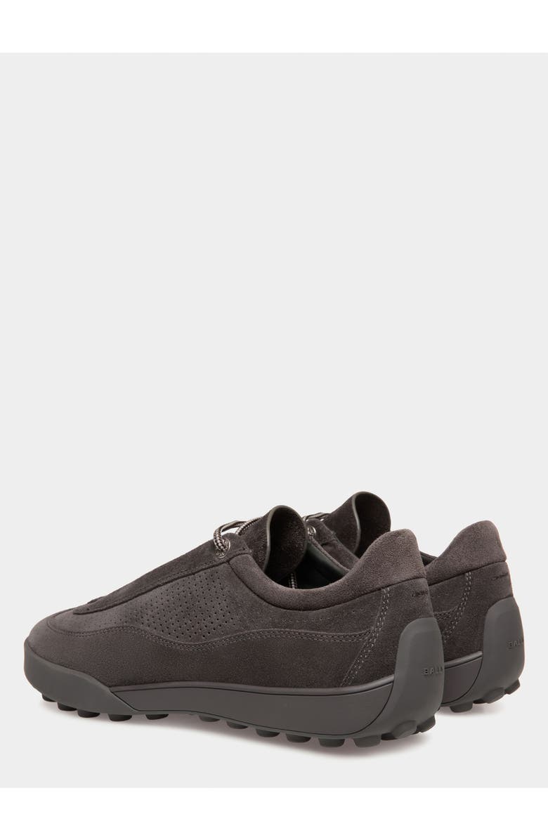 Bally Manto Runner Sneaker in Dark Suede, Alternate, color, Gray