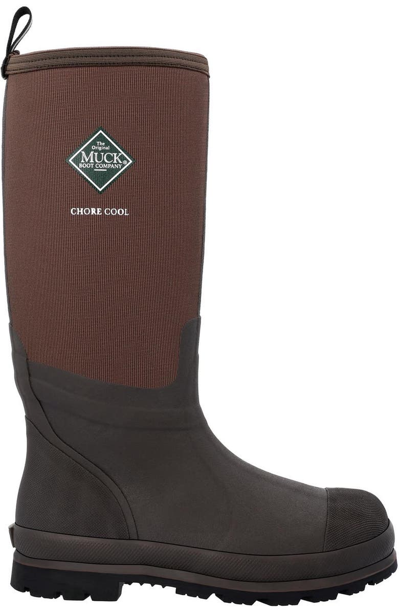 MUCK Men's Chore Cool Tall Boot, Main, color, Brown