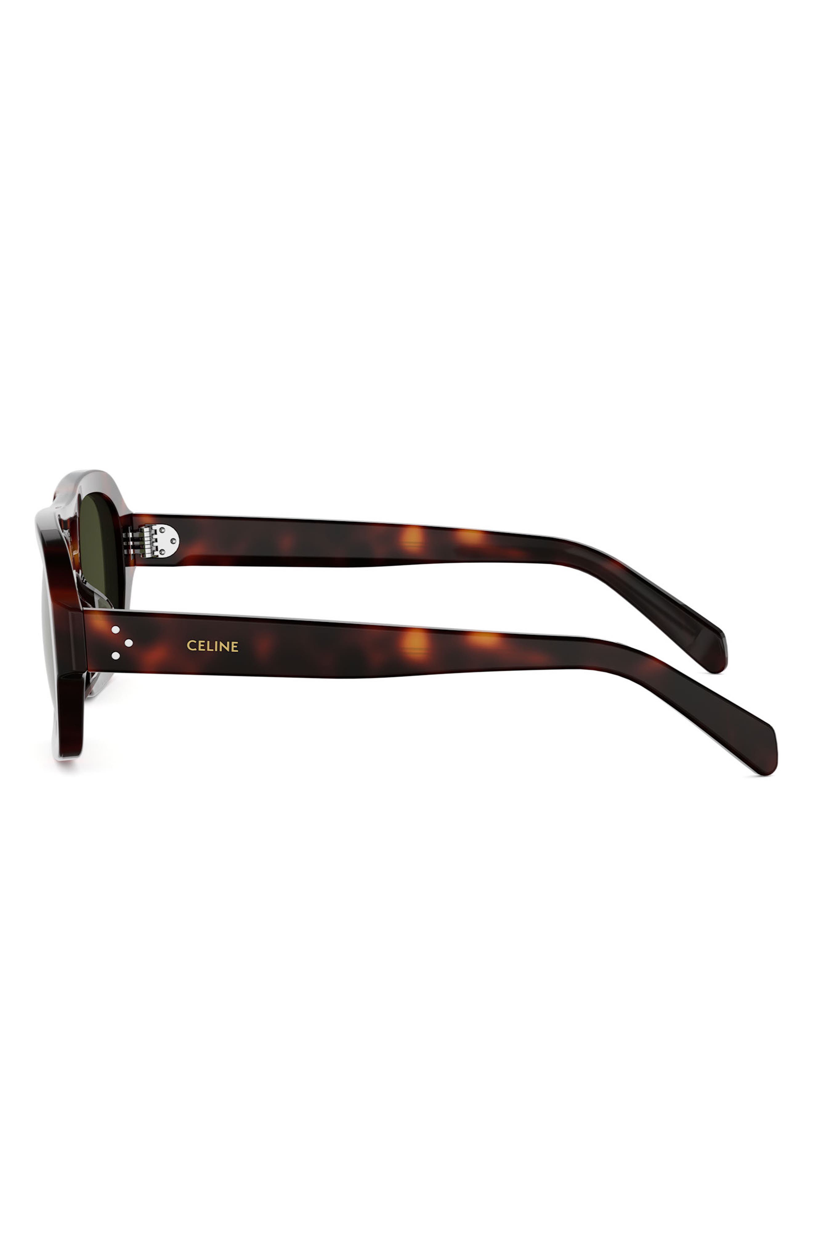Женские солнцезащитные очки CELINE 3 Dots 53mm Pilot Sunglasses — фото 8