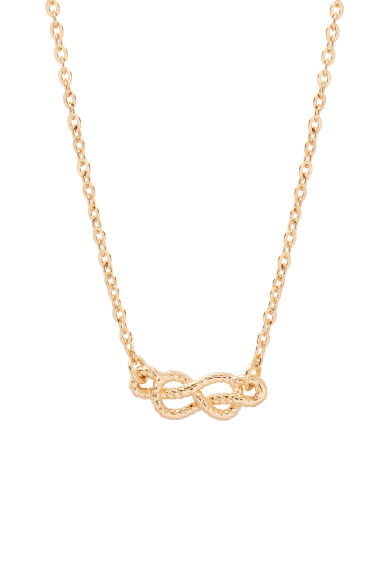 Crew Necklace, Main, color, GOLD