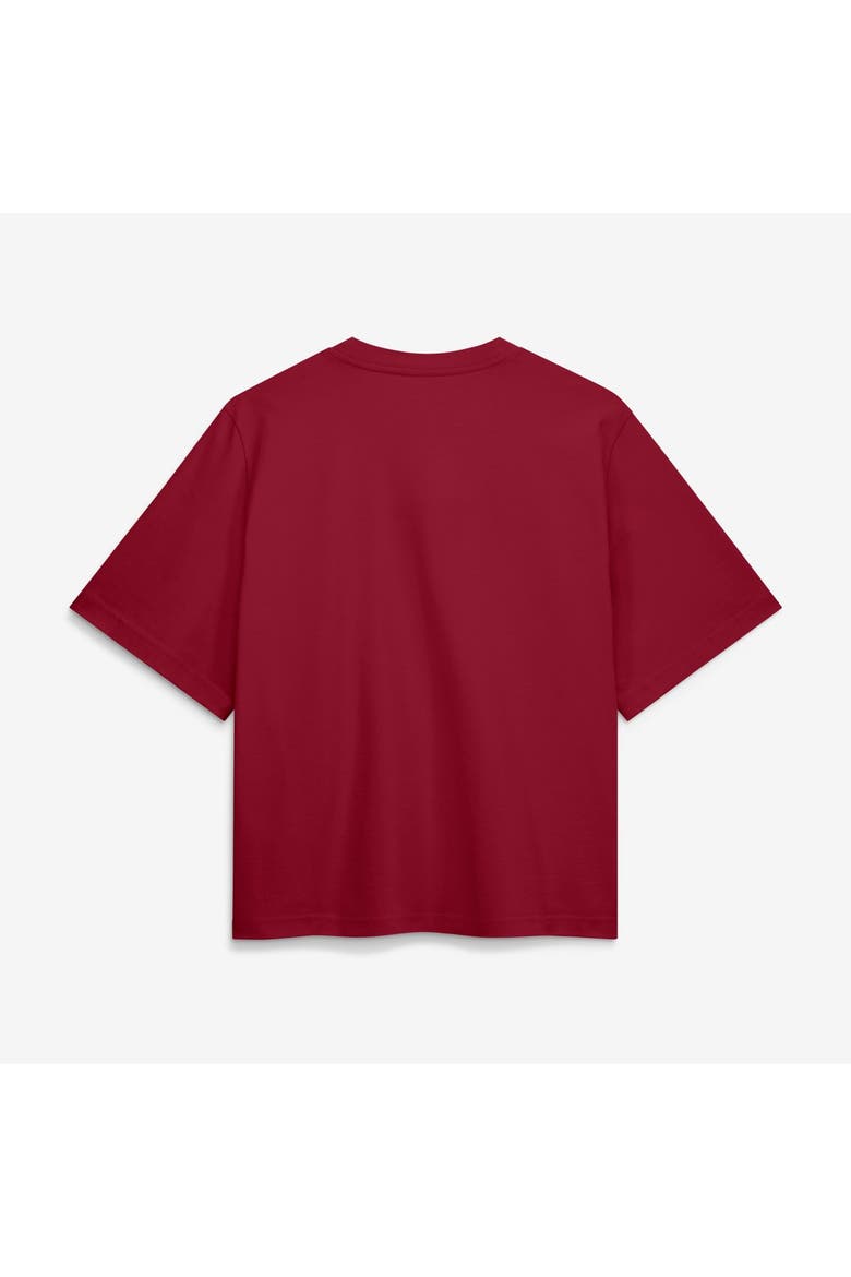 Women's Nike  Crimson Alabama Crimson Tide Arch Logo Boxy T-Shirt, Alternate, color, Crimson