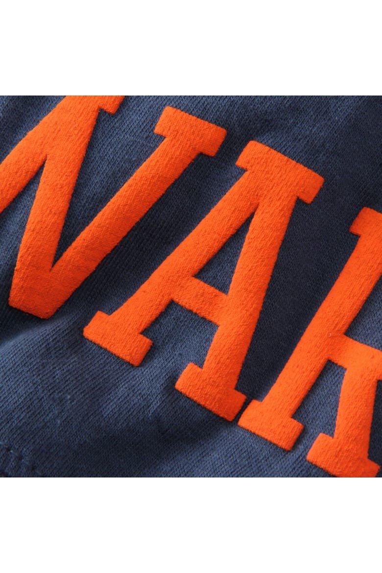 Women's Pressbox Navy Auburn Tigers The Big Shirt Oversized Long Sleeve T-Shirt, Alternate, color, Navy