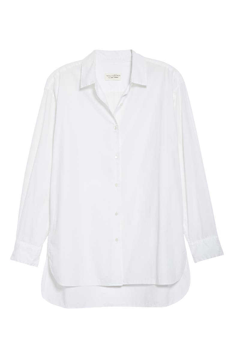 Nili Lotan NL Cotton Shirt, Alternate, color,
