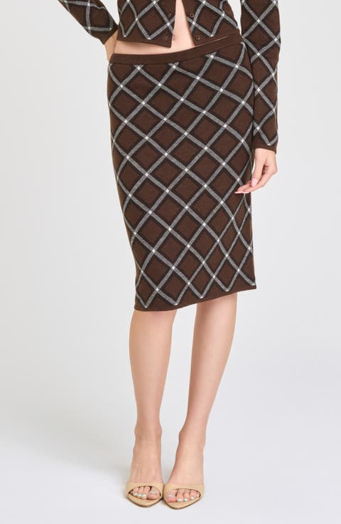 Willa Leopard Print Sweater Skirt
