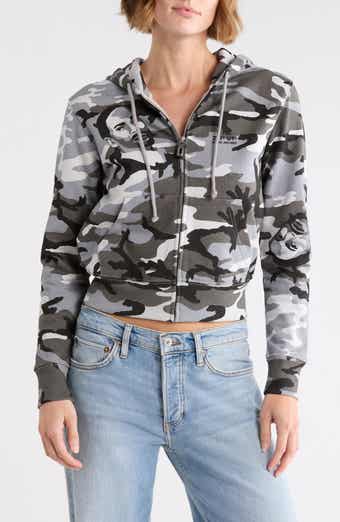 Graphic Camo Full Zip Hoodie