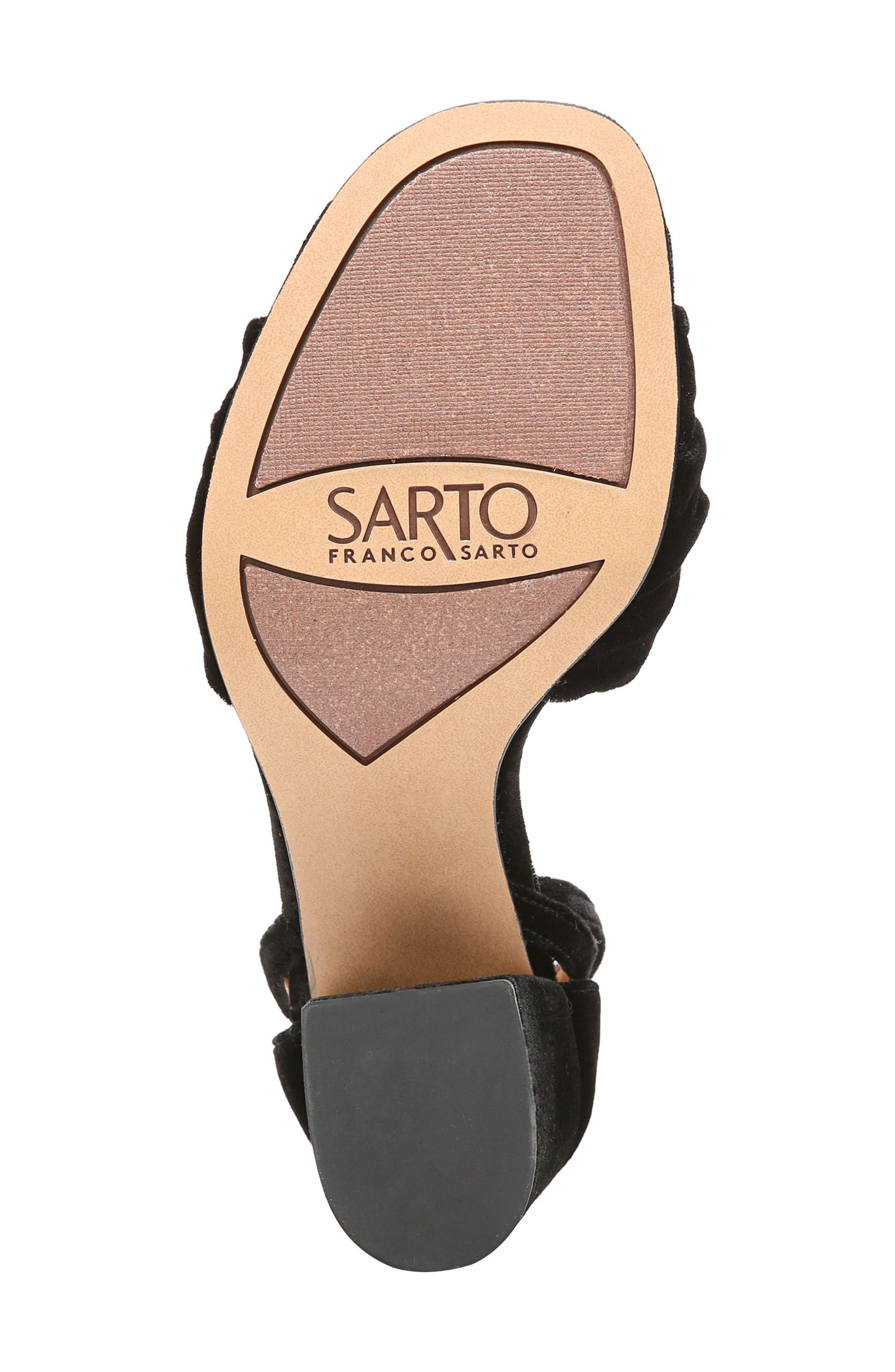 SARTO by Franco Sarto Edana Knotted Block Heel Sandal, Alternate, color, 