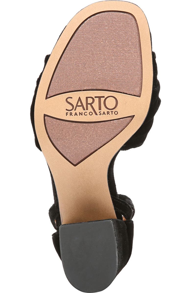SARTO by Franco Sarto Edana Knotted Block Heel Sandal, Alternate, color,