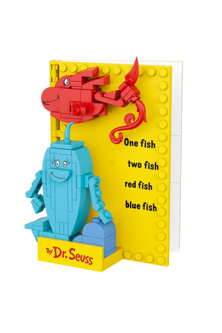 Dr. Seuss One Fish Two Fish Book Building Set, Alternate, color, Red