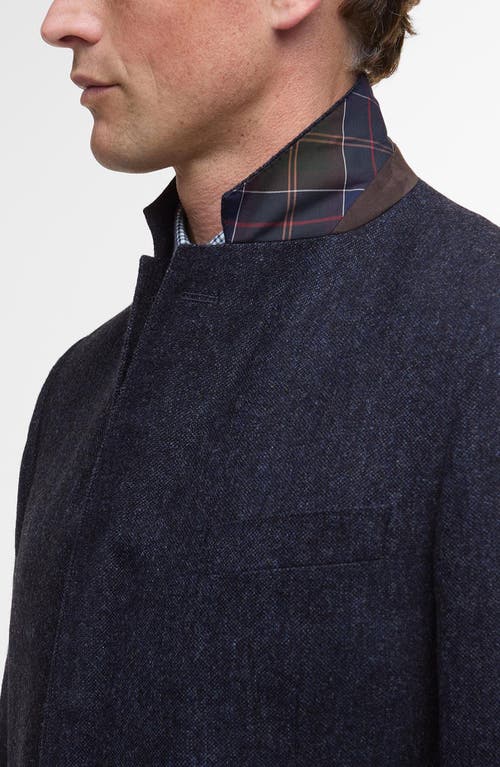 Barbour Godfrey Moons Shetland Slim Fit Blazer In Blue