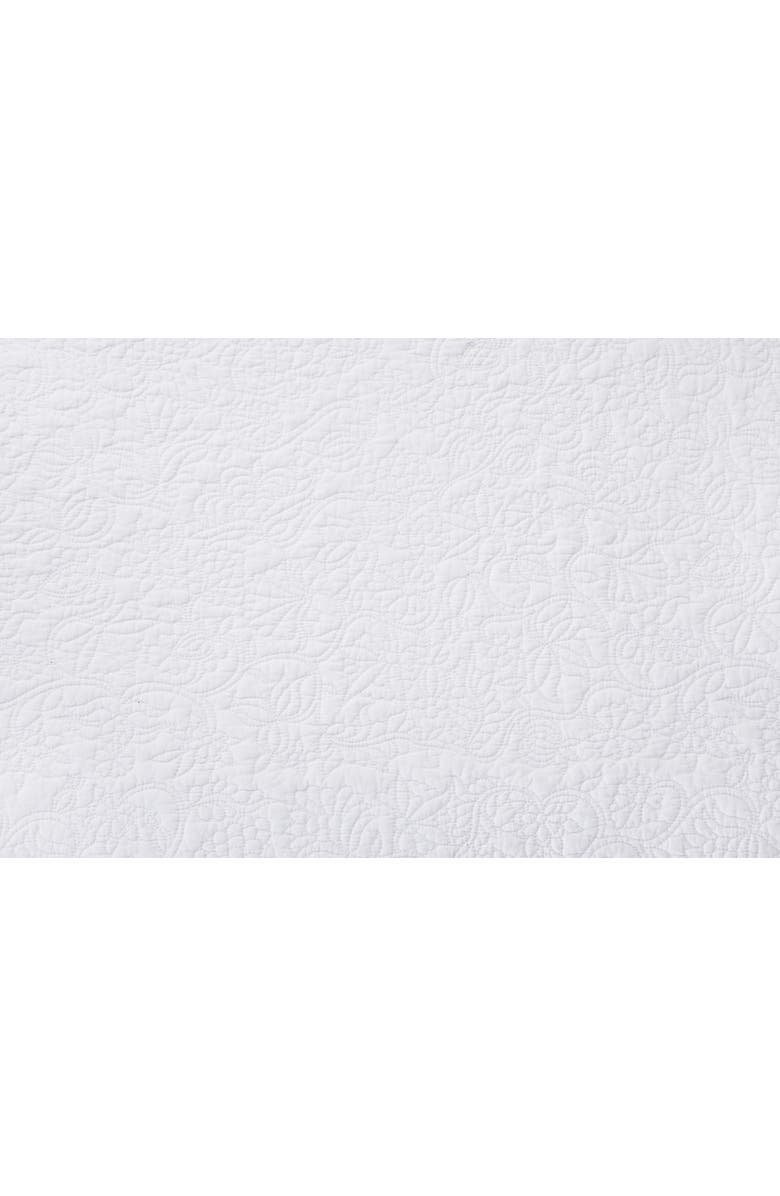 C&F Home Christiana White Quilt Bedding Collection, Alternate, color, White