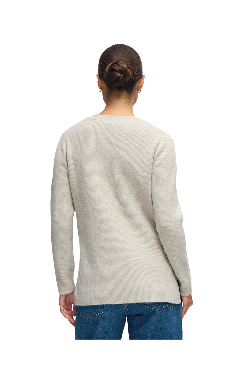 Ingrid & Isabel The Snuggle + Grow Maternity + Nursing Sweater, Alternate, color, Light Gray