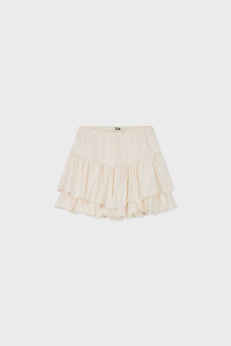 Cotton Jersey Skort, Main, color, Natural