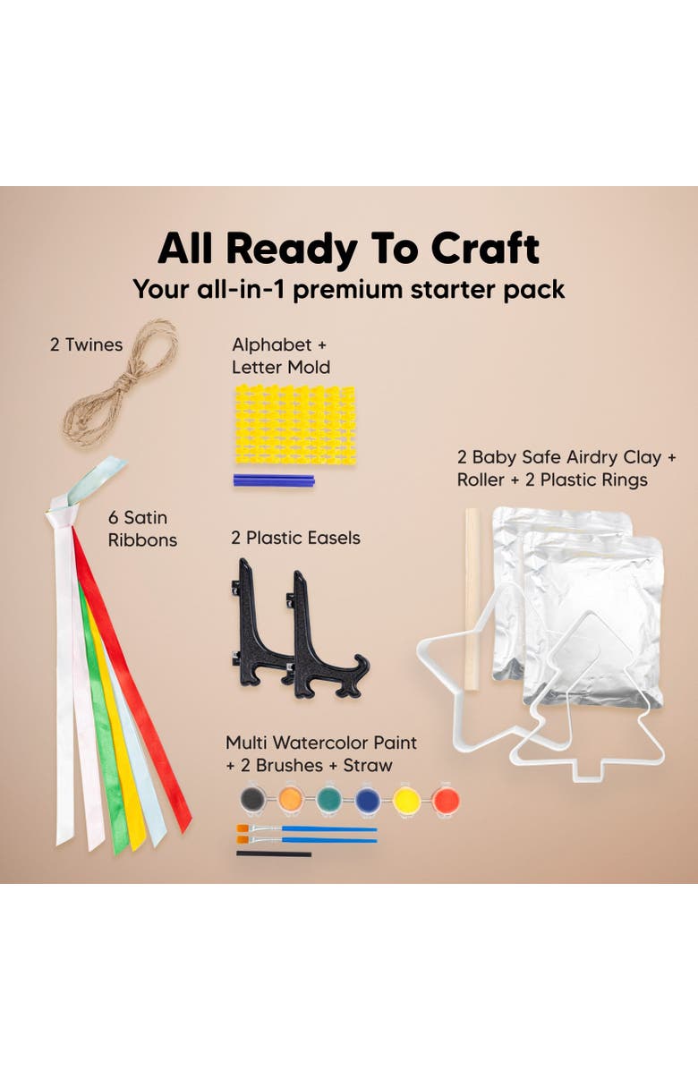 KeaBabies Trove Ornament Keepsake Kit, Alternate, color, Christmas, Multi Color