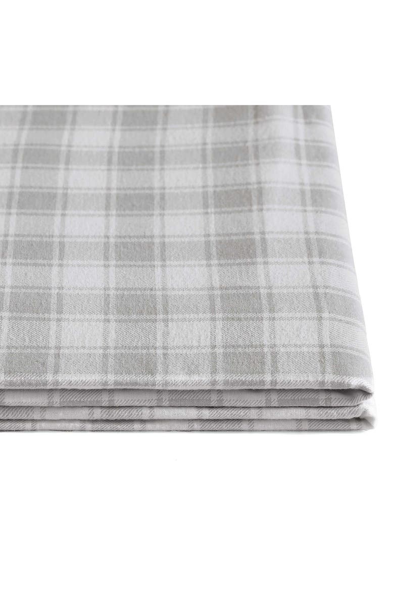 Tommy Hilfiger Mill Creek Plaid Flannel Sheet Set, Alternate, color, Grey