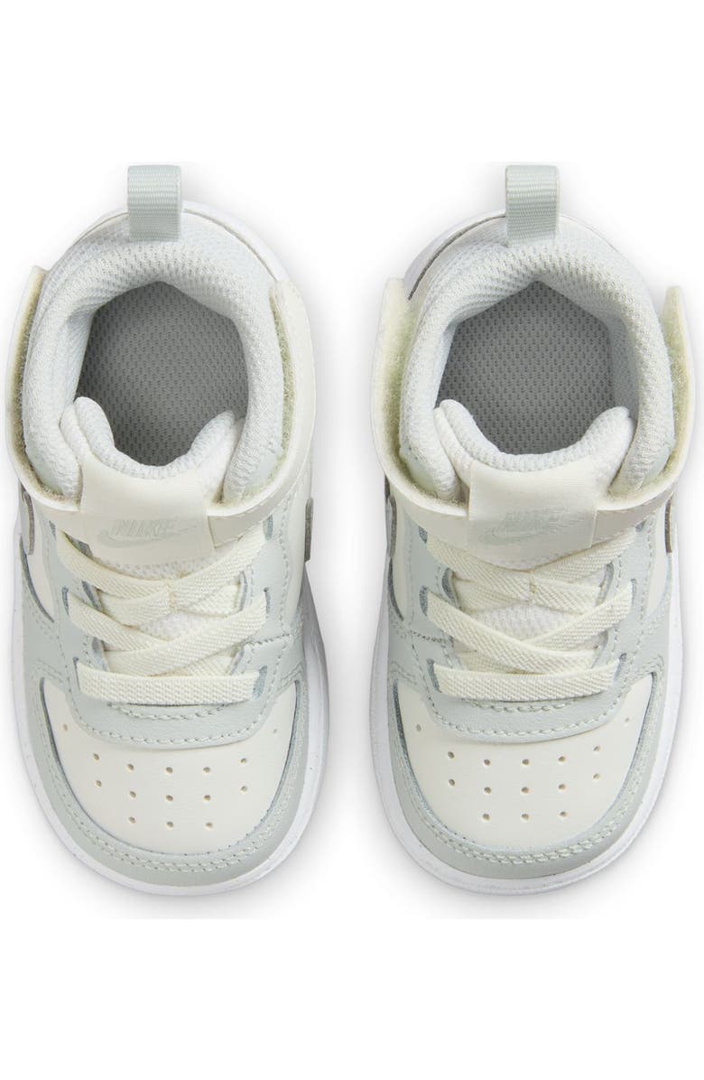 Nike Kids' Court Borough Mid 2 Sneaker, Alternate, color, Sail/ Light Silver/ White