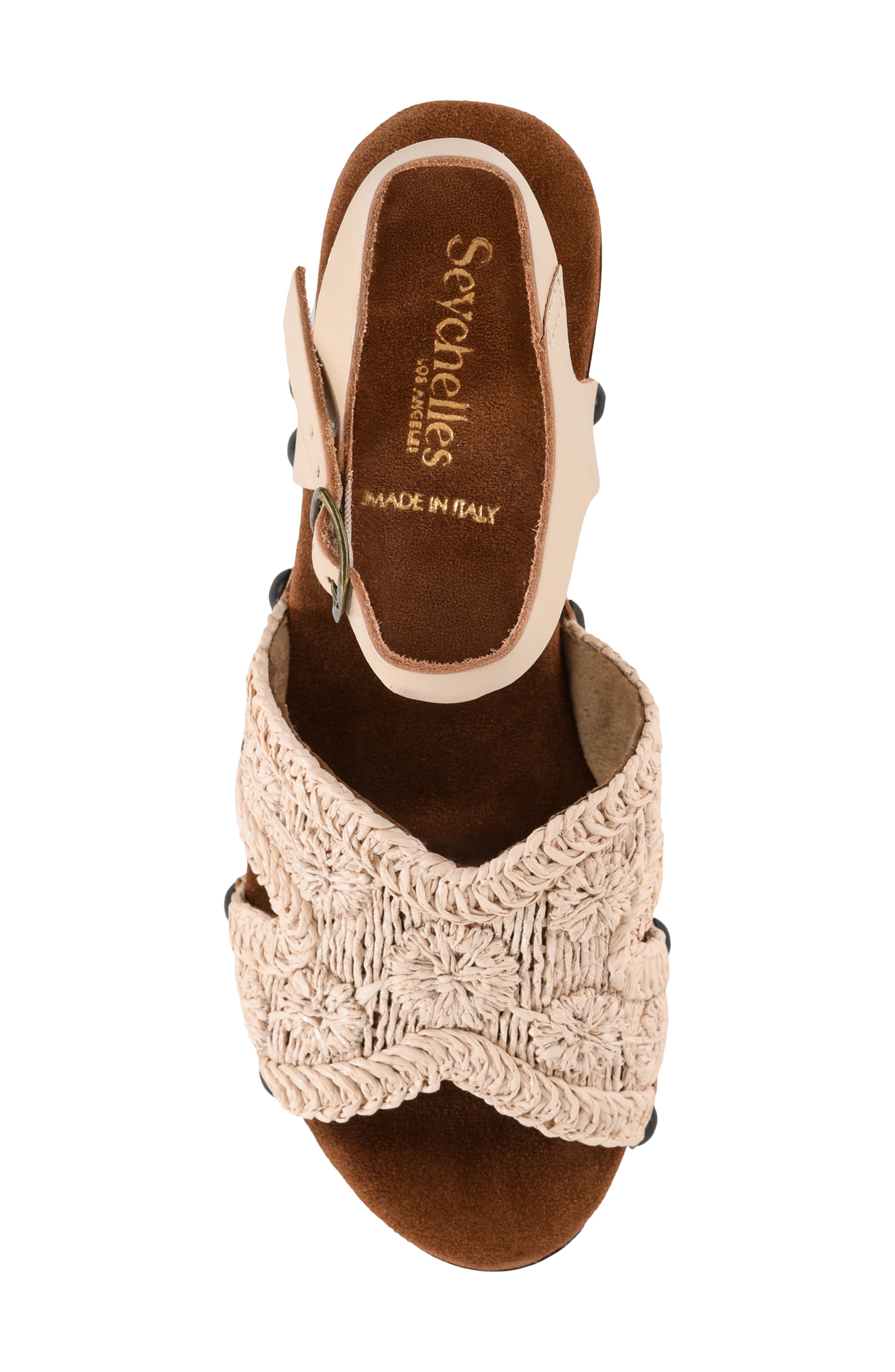 Seychelles Ravenna Ankle Strap Platform Sandal, Alternate, color, Natural