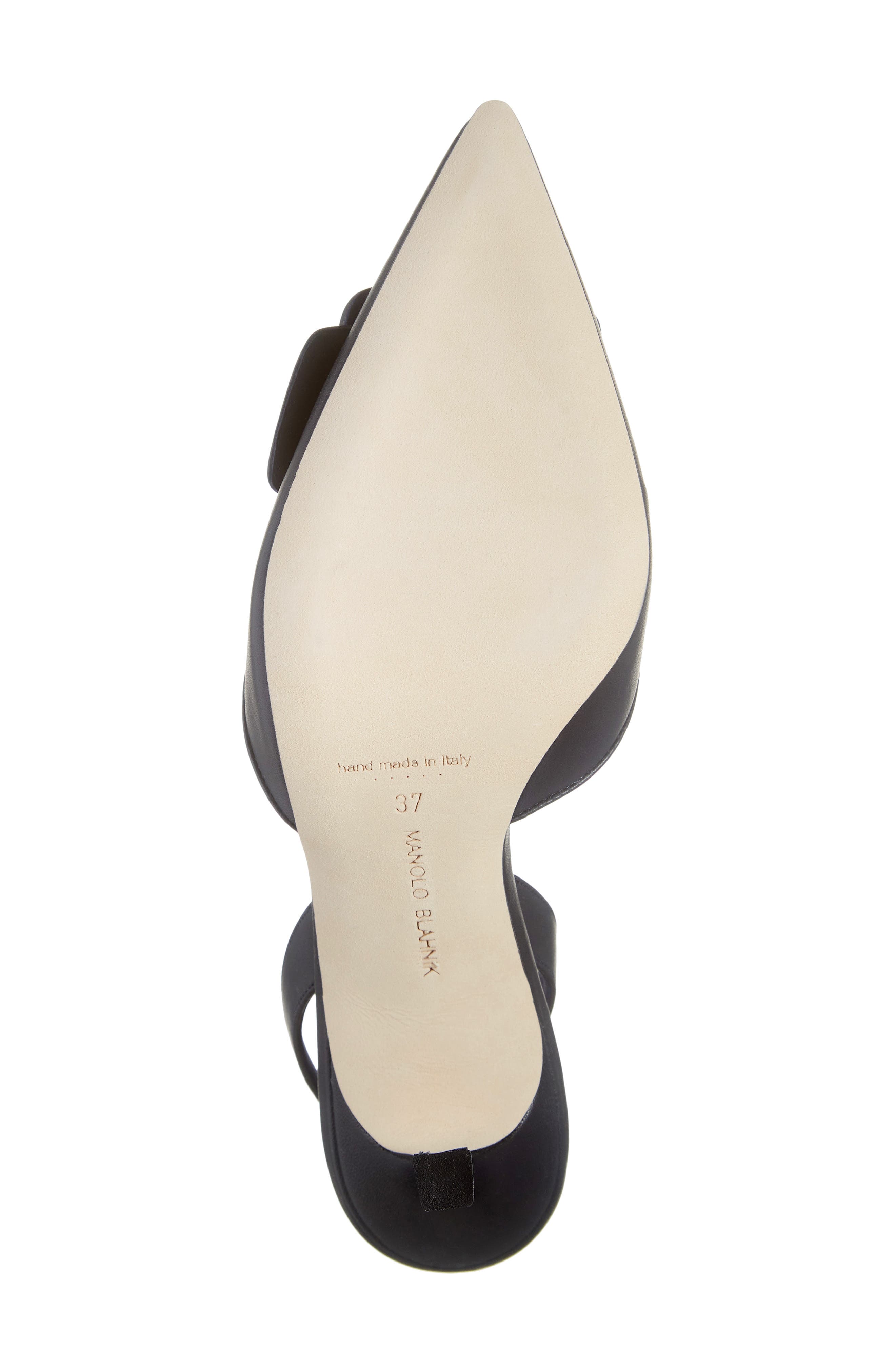 Manolo Blahnik Maysli Buckle Slingback Pump, Alternate, color, 
