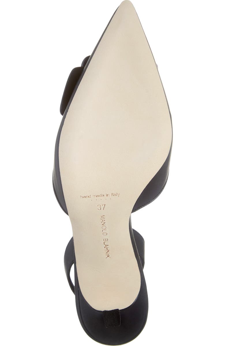 Manolo Blahnik Maysli Buckle Slingback Pump, Alternate, color,