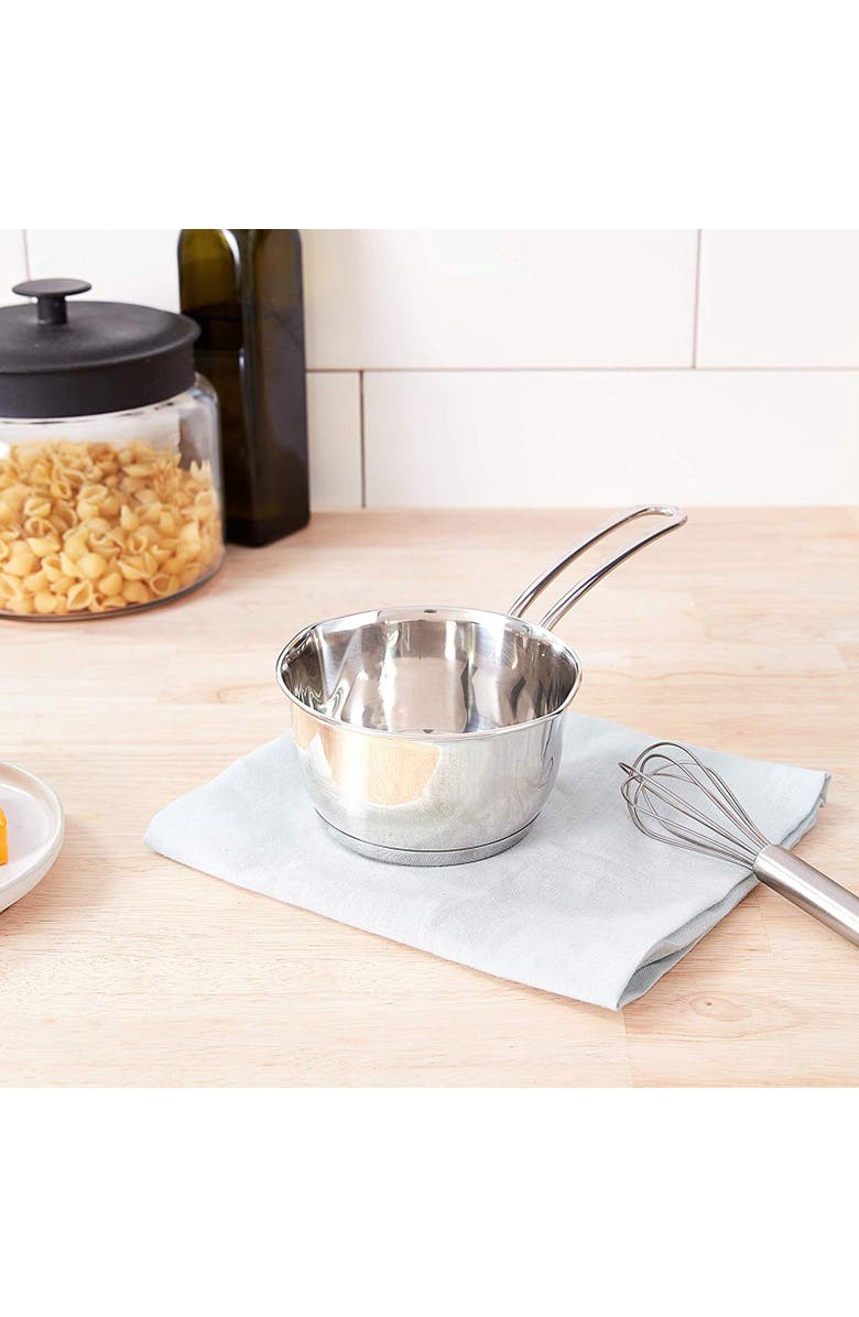 Kuchenprofi Saucepan w/ Clad Bottom, 0.8 qt., 5.5-Inch Diameter, Alternate, color, Silver