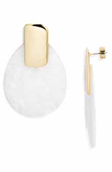 Nordstrom Oval Drop Earrings