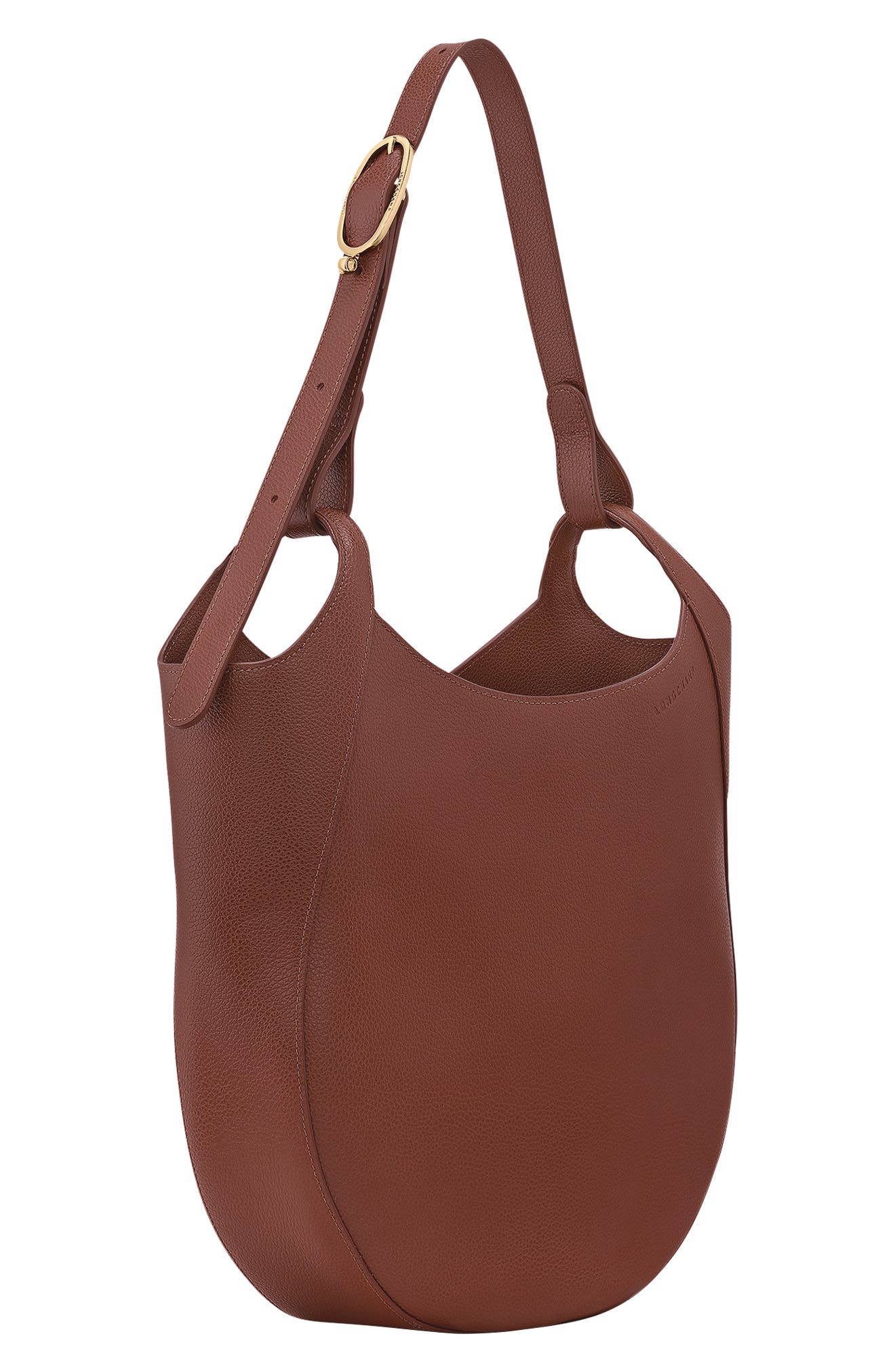 Longchamp Large Le Foulonne Leather Hobo Bag, Alternate, color, 