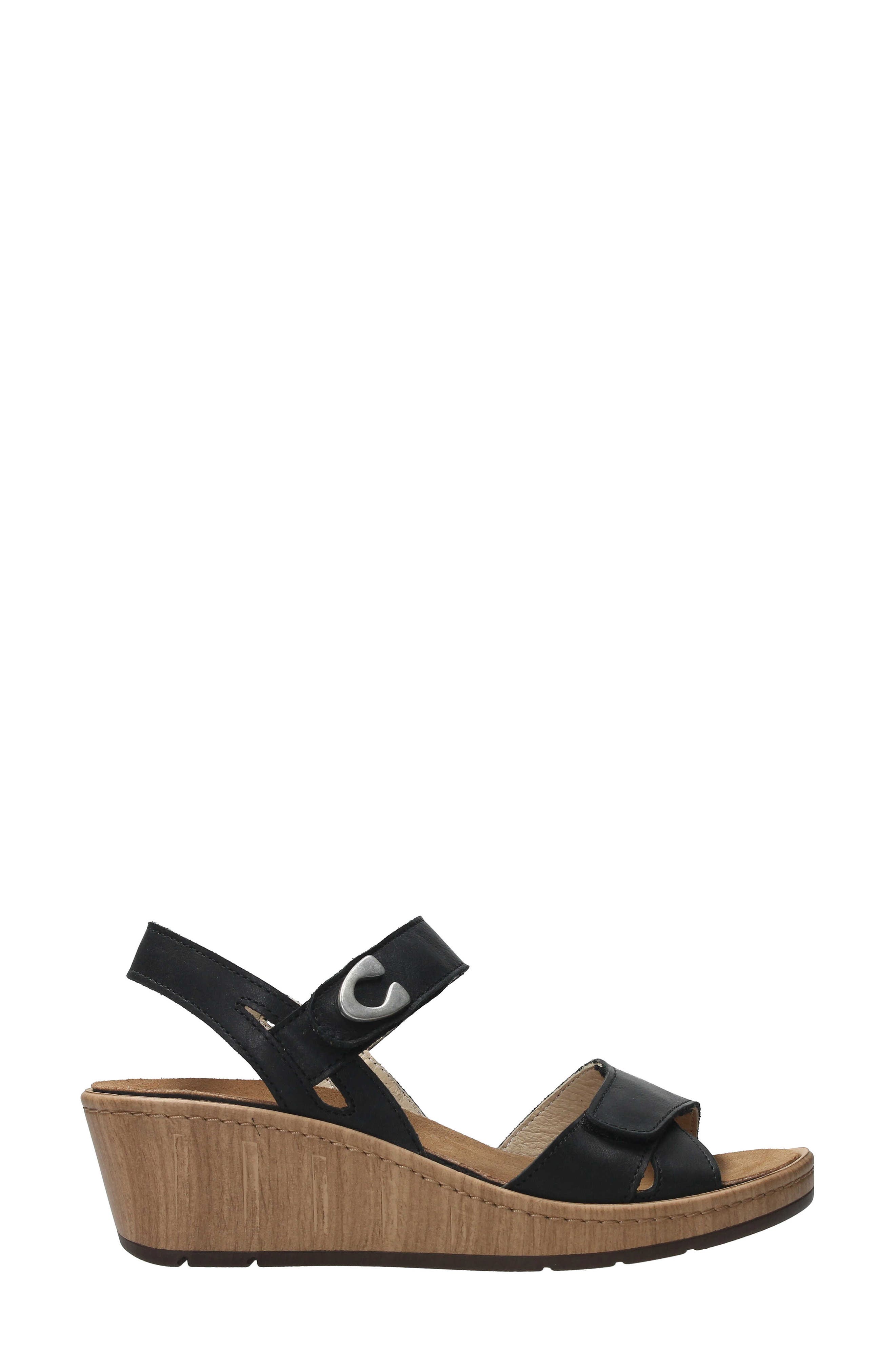 Wolky Sanibel Platform Wedge Sandal, Alternate, color, 