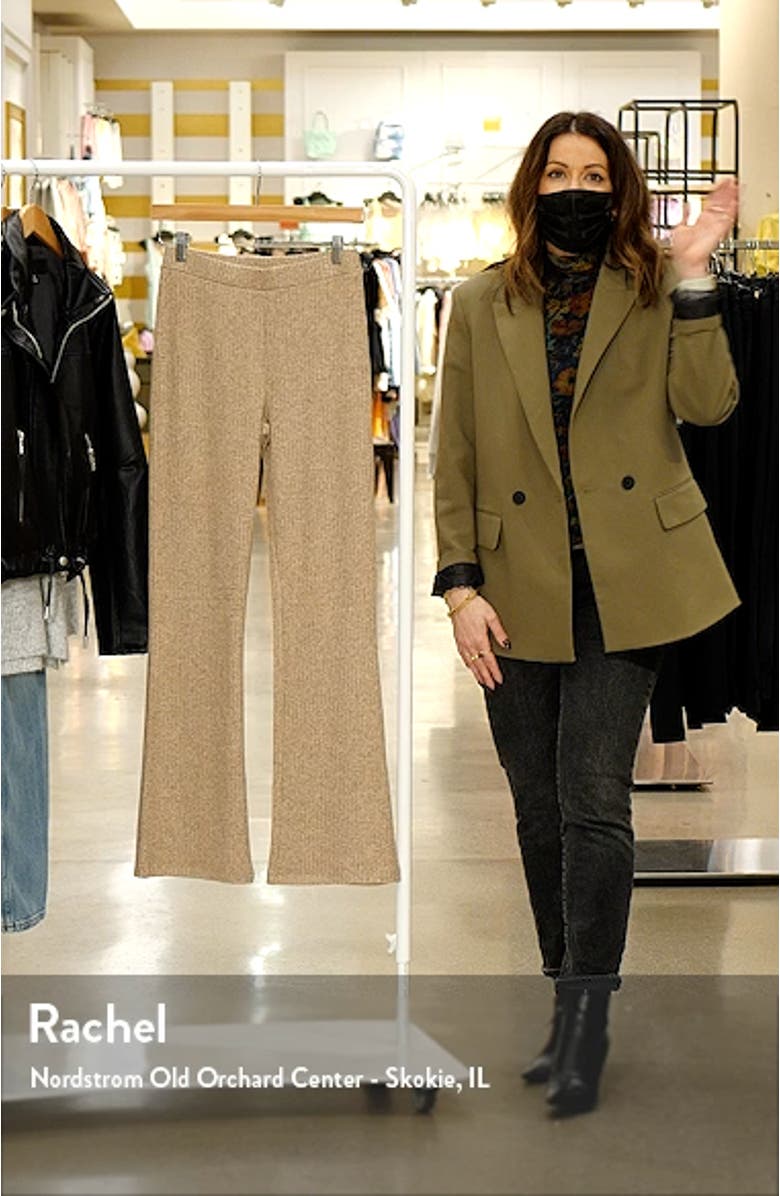 Rib Flare Leg Pants, sales video thumbnail