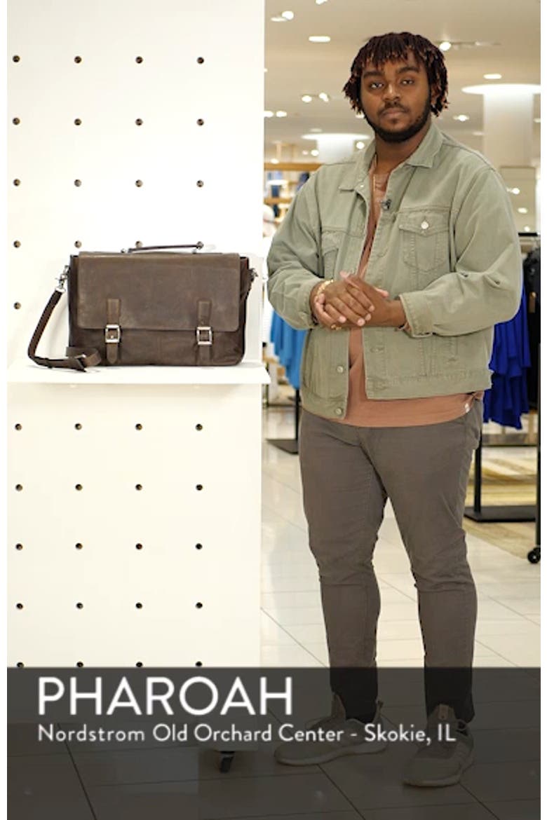 Logan Leather Briefcase video