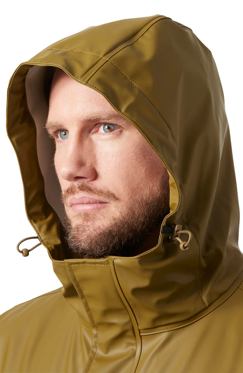 Helly Hansen Moss Waterproof Rain Jacket, Alternate, color, Sepia