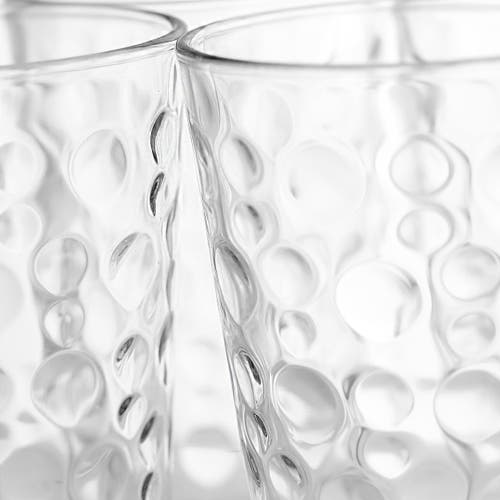 Gibson Home 4 Piece 13.5 Ounce Bubble Double Old-fashioned Glassware Set In Transparent