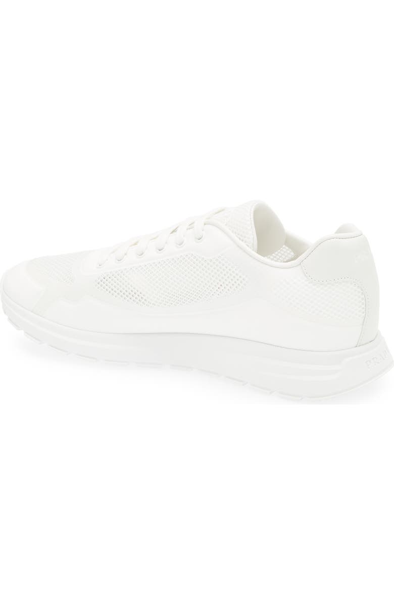 Prada Prax Sneaker, Alternate, color, Bianco
