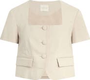 Favorite Daughter The Mayfair Linen Blend Top