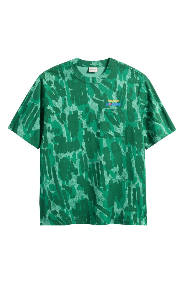 MALBON Vista Derby Cotton Graphic T-Shirt, Main, color, Divot Camo Jungle