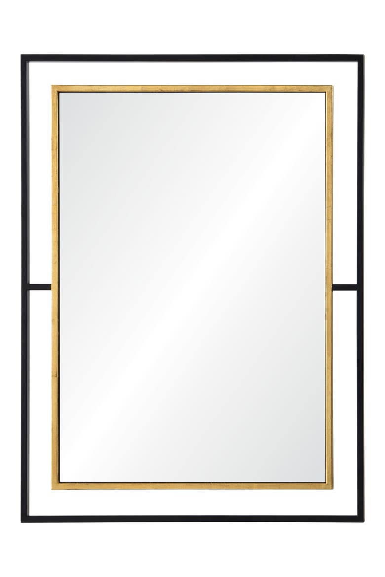Gray Mirror, Main, color, MIRROR BLACK ANTIQUE GOLD