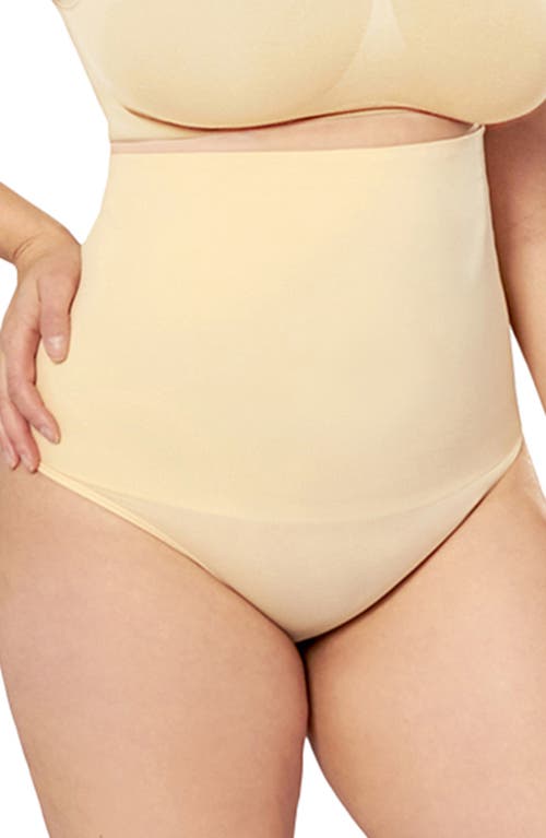 Shapermint Essentials High Waist Shaper Thong in Beige  product