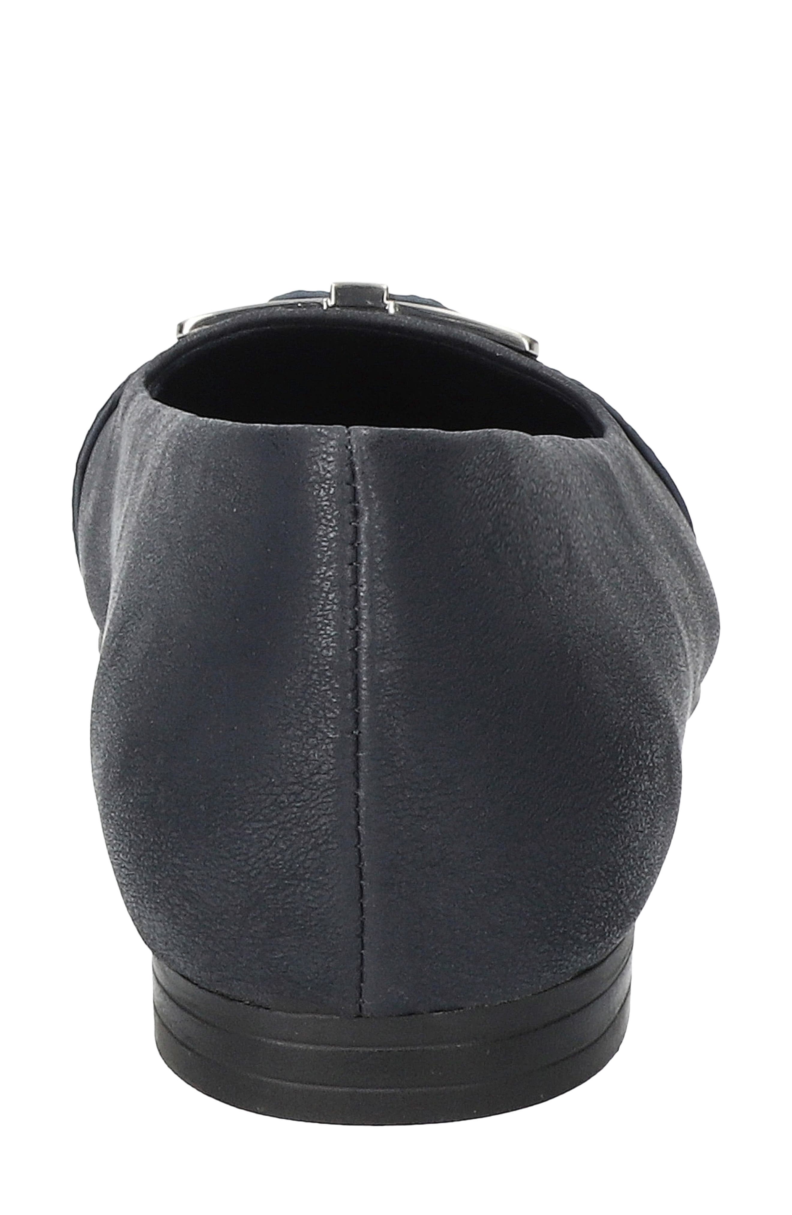 EASY STREET Keely Flat, Alternate, color, Navy Matte-Croco