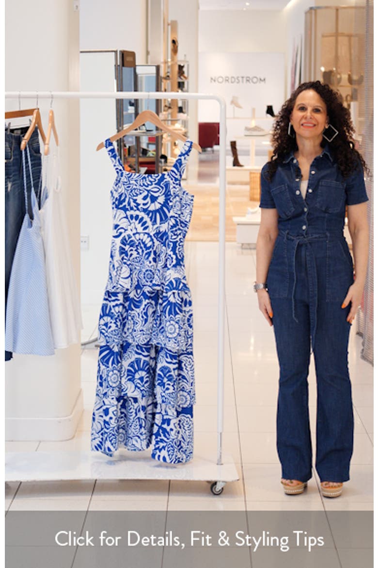 Floral Tiered Maxi Dress video