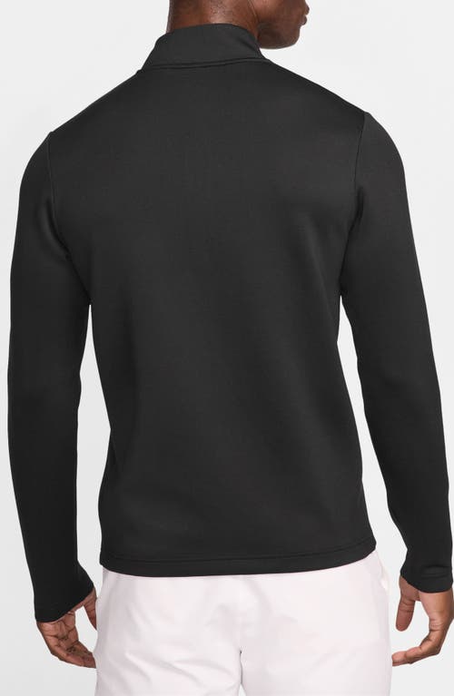 Nike Men's Victory Dri-fit 1/2-zip Golf Top In Black/white