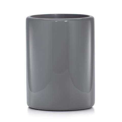 Domus Gray Gloss Waste Basket