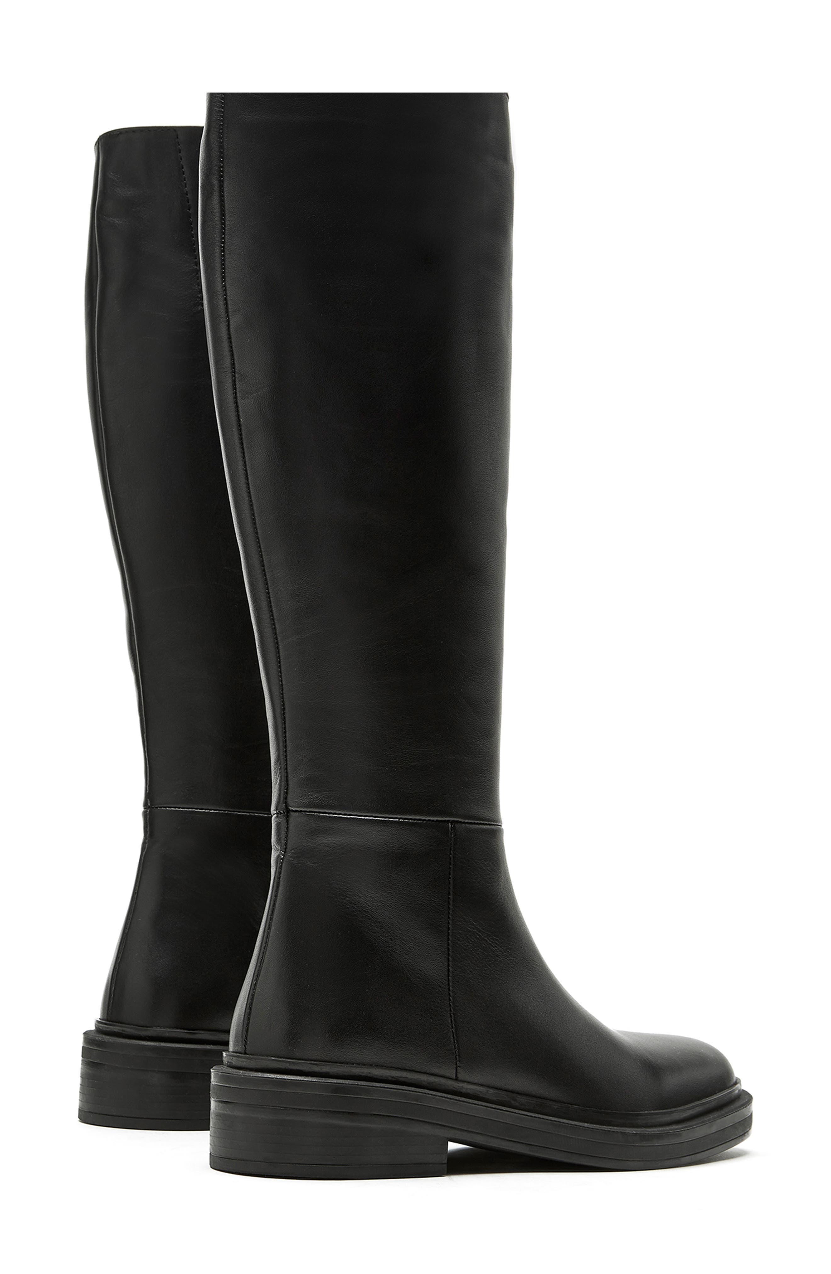 La Canadienne Lya Waterproof Leather Knee High Boot, Alternate, color, Black