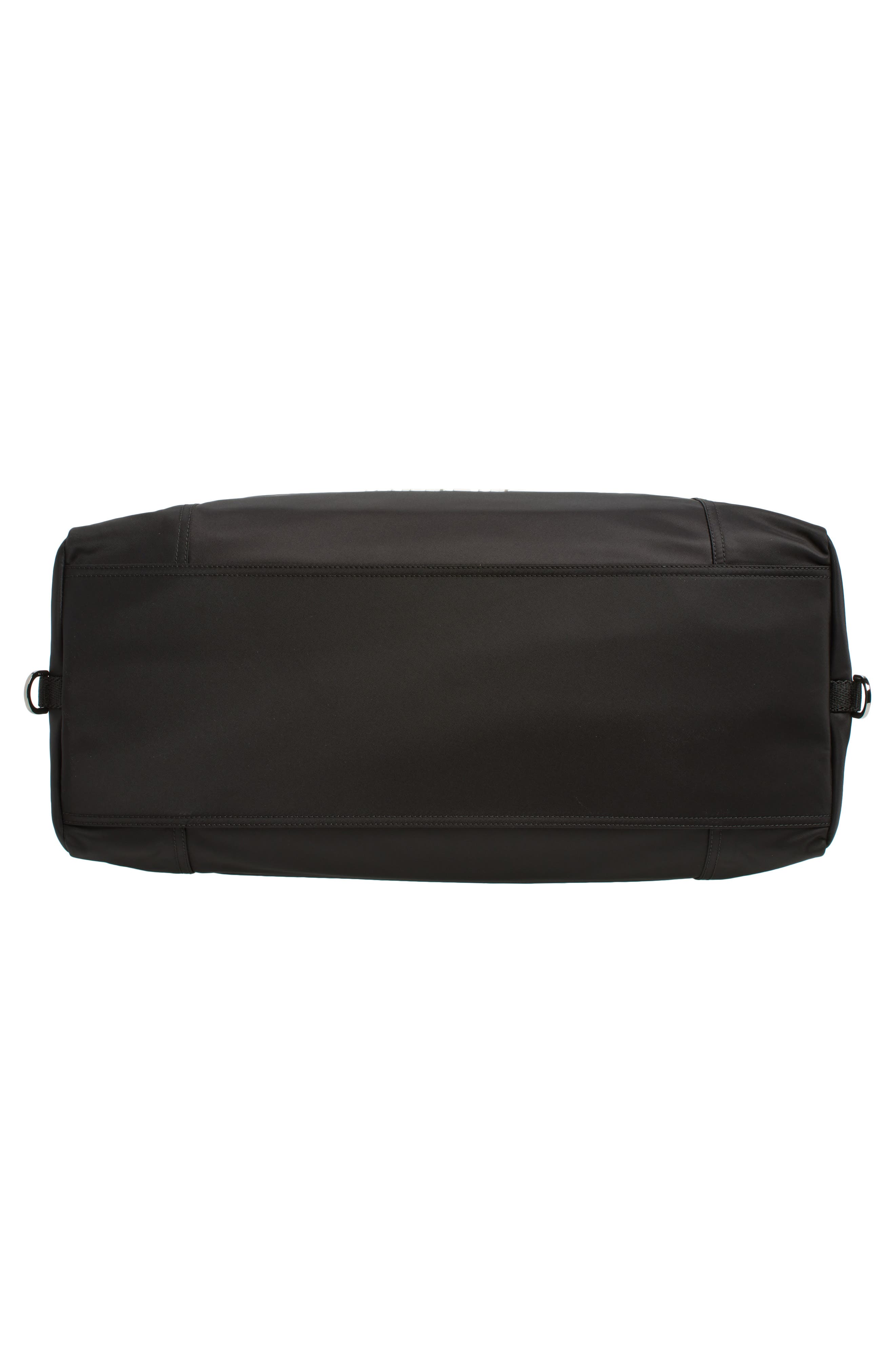 Dolce&Gabbana Logo Lettering Duffle Bag, Alternate, color, 8B956 Nero/ Nero