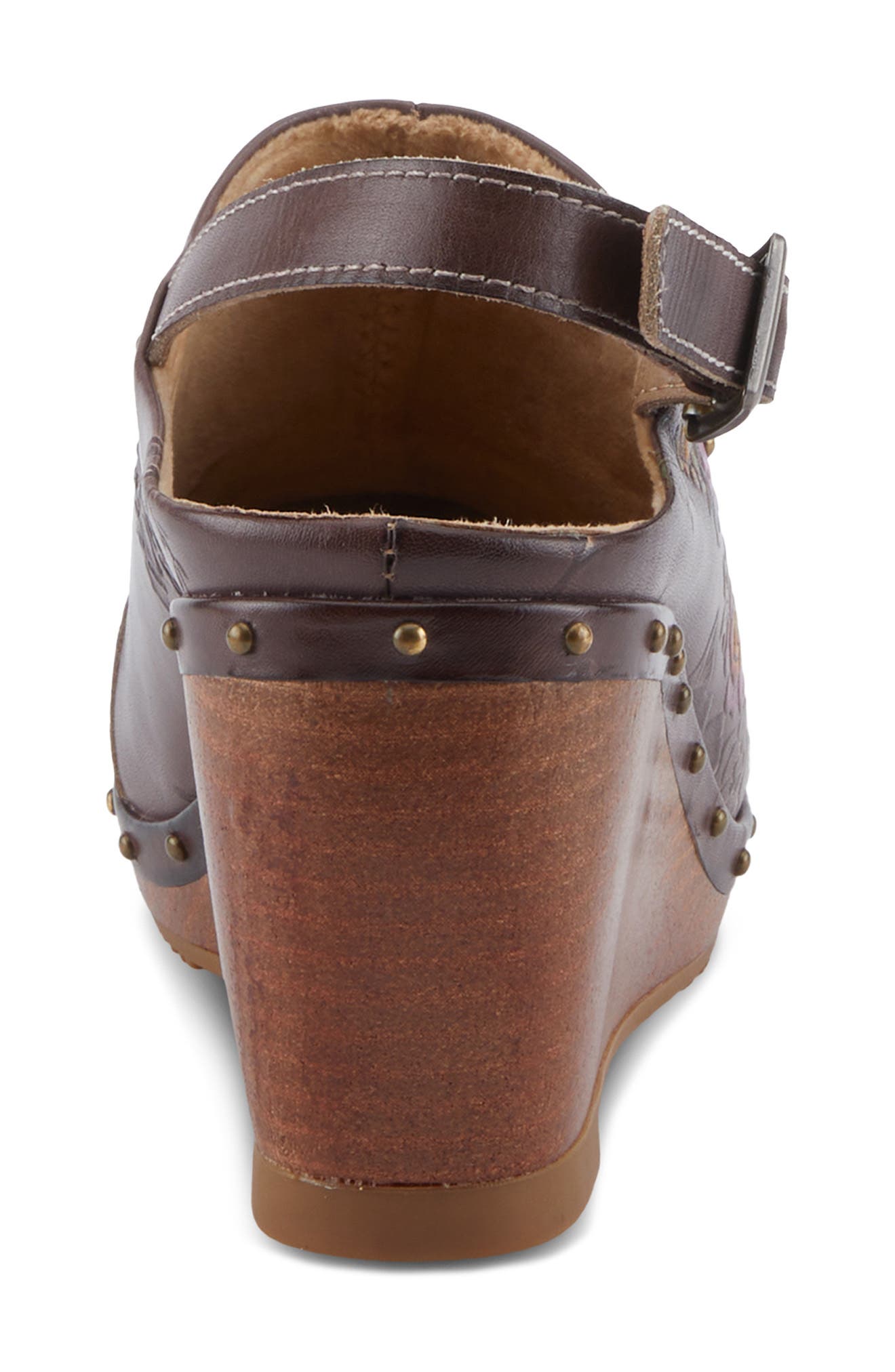 L'Artiste by Spring Step Loveya Slingback Platform Wedge Clog, Alternate, color, 