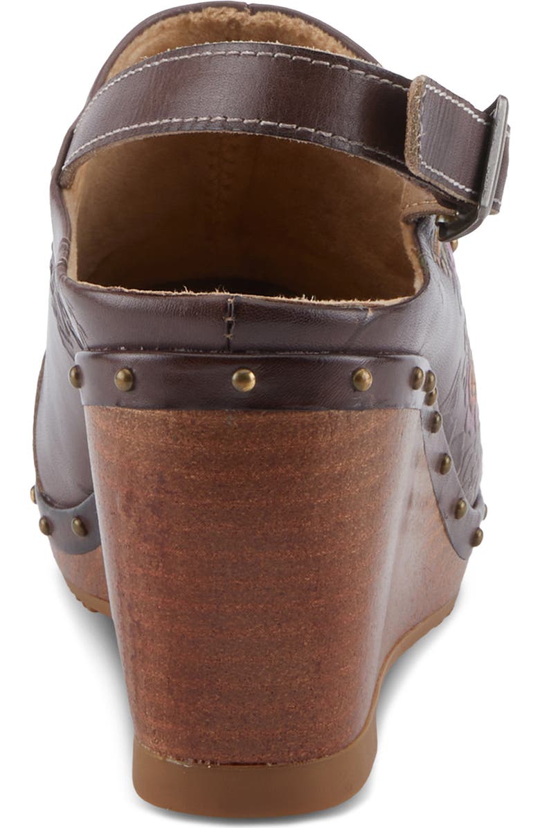 L'Artiste by Spring Step Loveya Slingback Platform Wedge Clog, Alternate, color,