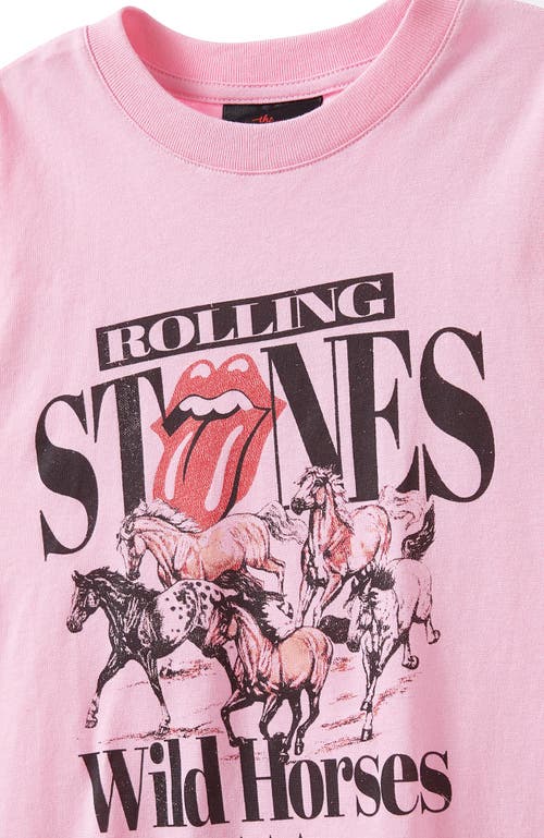 Shop Cotton On Kids Kid's License Drop Shoulder Short Sleeve Tee In Rolling Stones Wild Horses