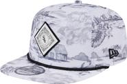 New Era Men's New Era White Chicago White Sox Printed Island Golfer Snapback Hat