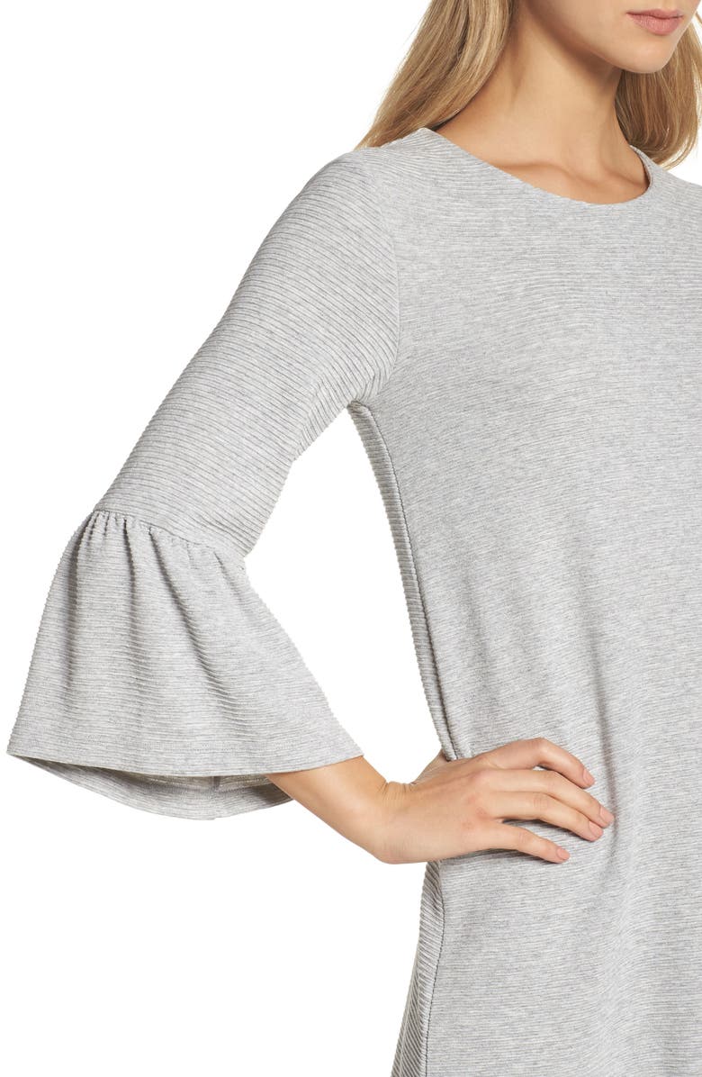 French Connection Paros Sudan Bell Sleeve Shift Dress, Alternate, color,