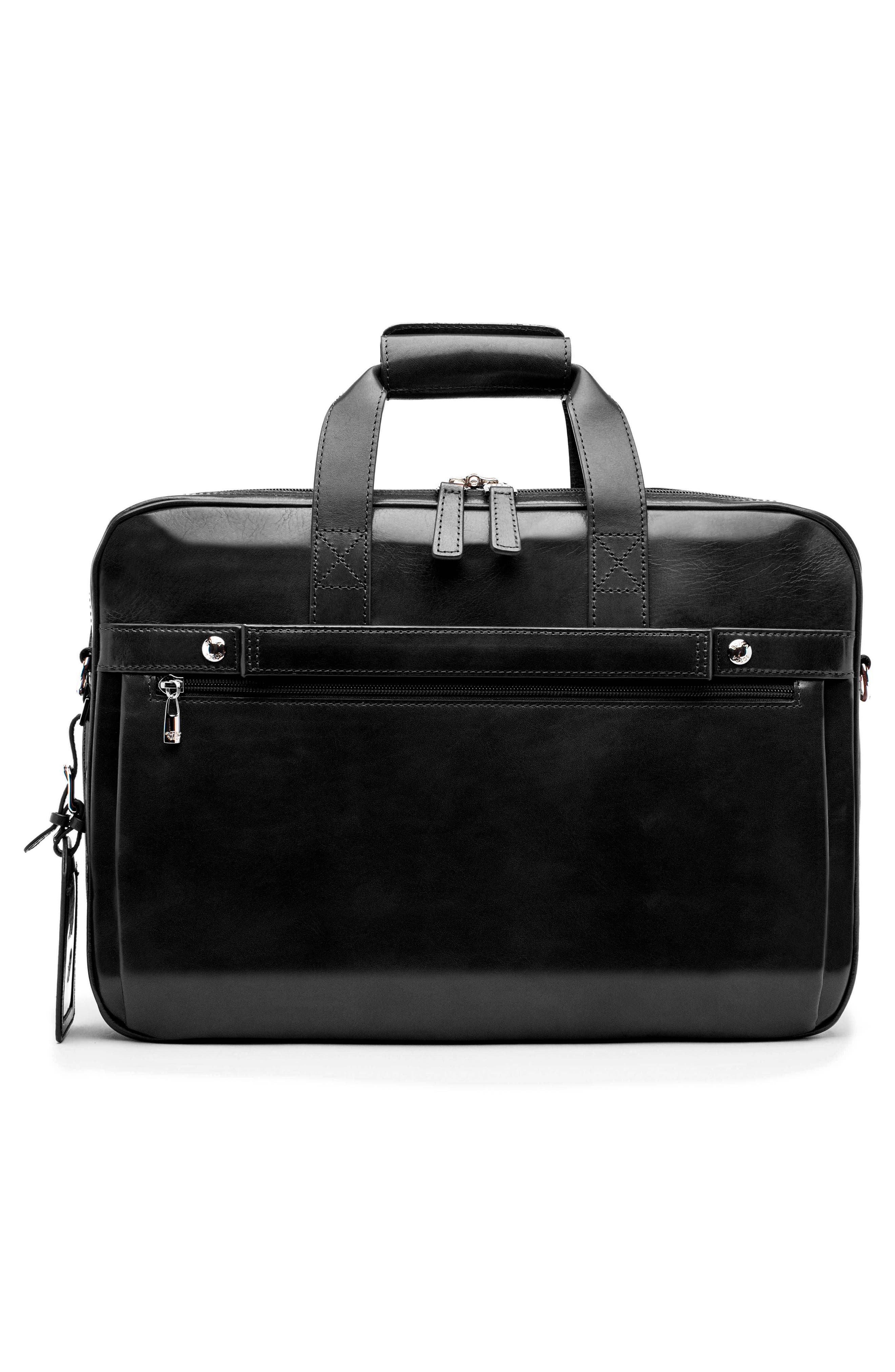 Bosca Stringer Leather Satchel, Alternate, color, 